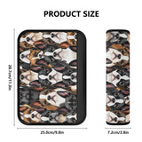 Boston Terrier Dogs Car Seat Belt Cover .