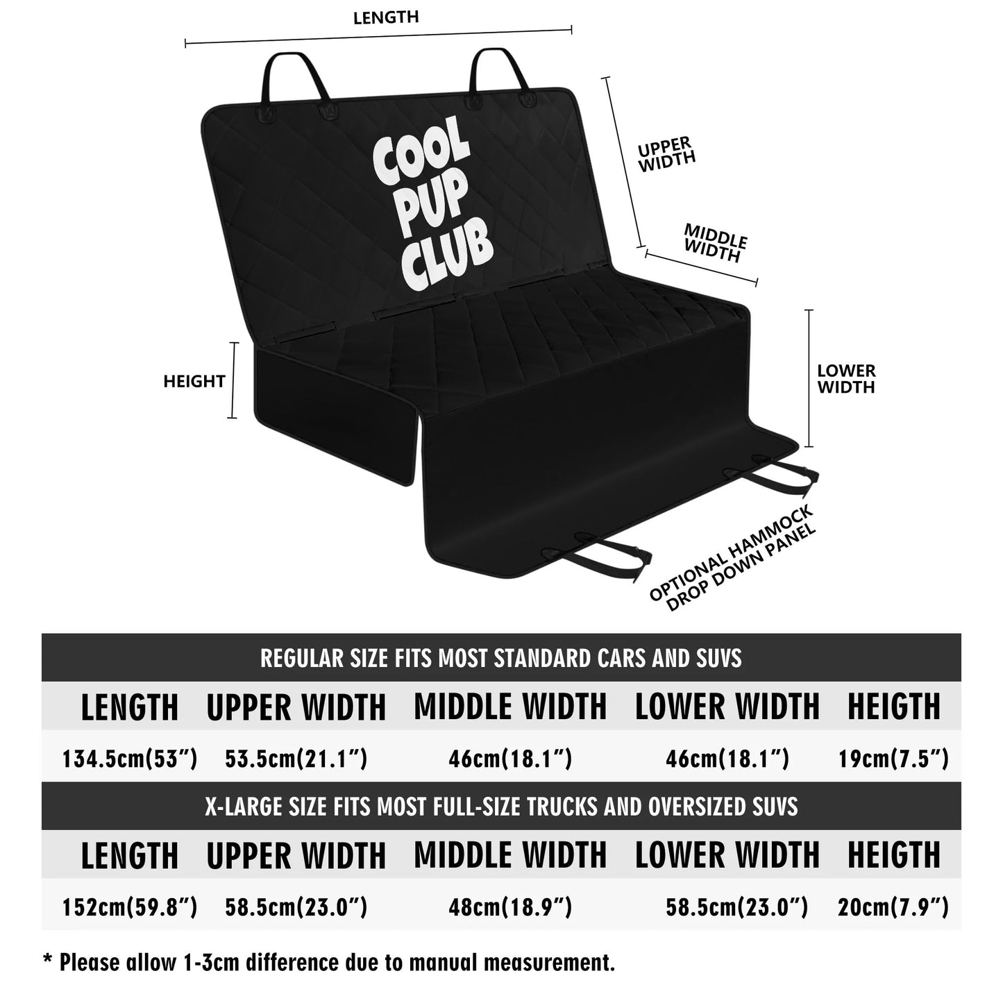 Cool Pup Club Car Pet Seat Cover .