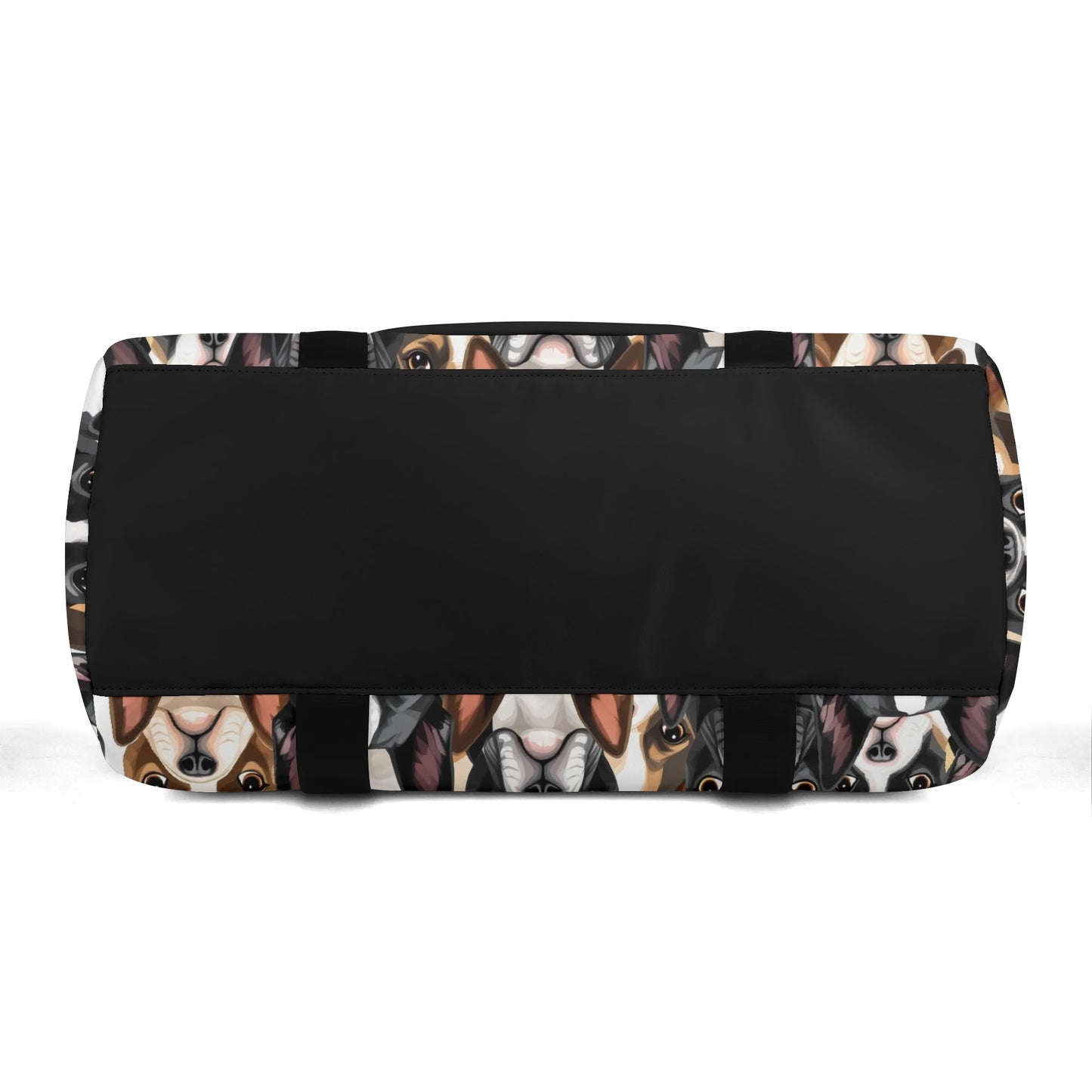 Boston Terrier Dogs Crowd Sports Gym Duffle Bags .