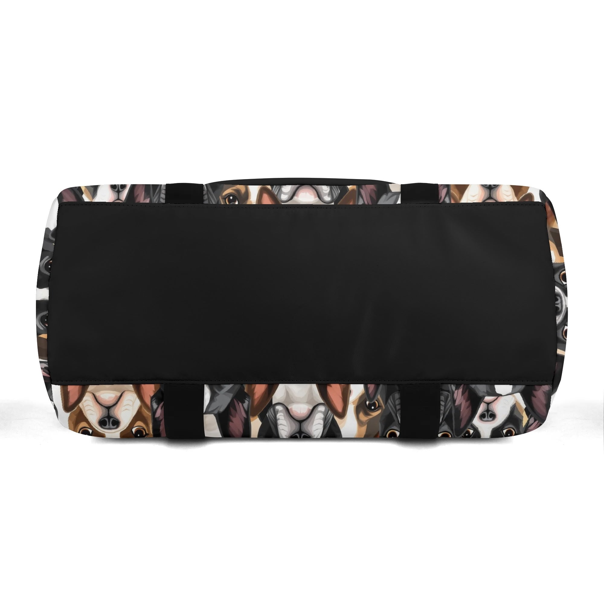 Boston Terrier Dogs Crowd Sports Gym Duffle Bags .