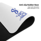 Silly Boston Terrier Dog Upside Down Bath Mat .