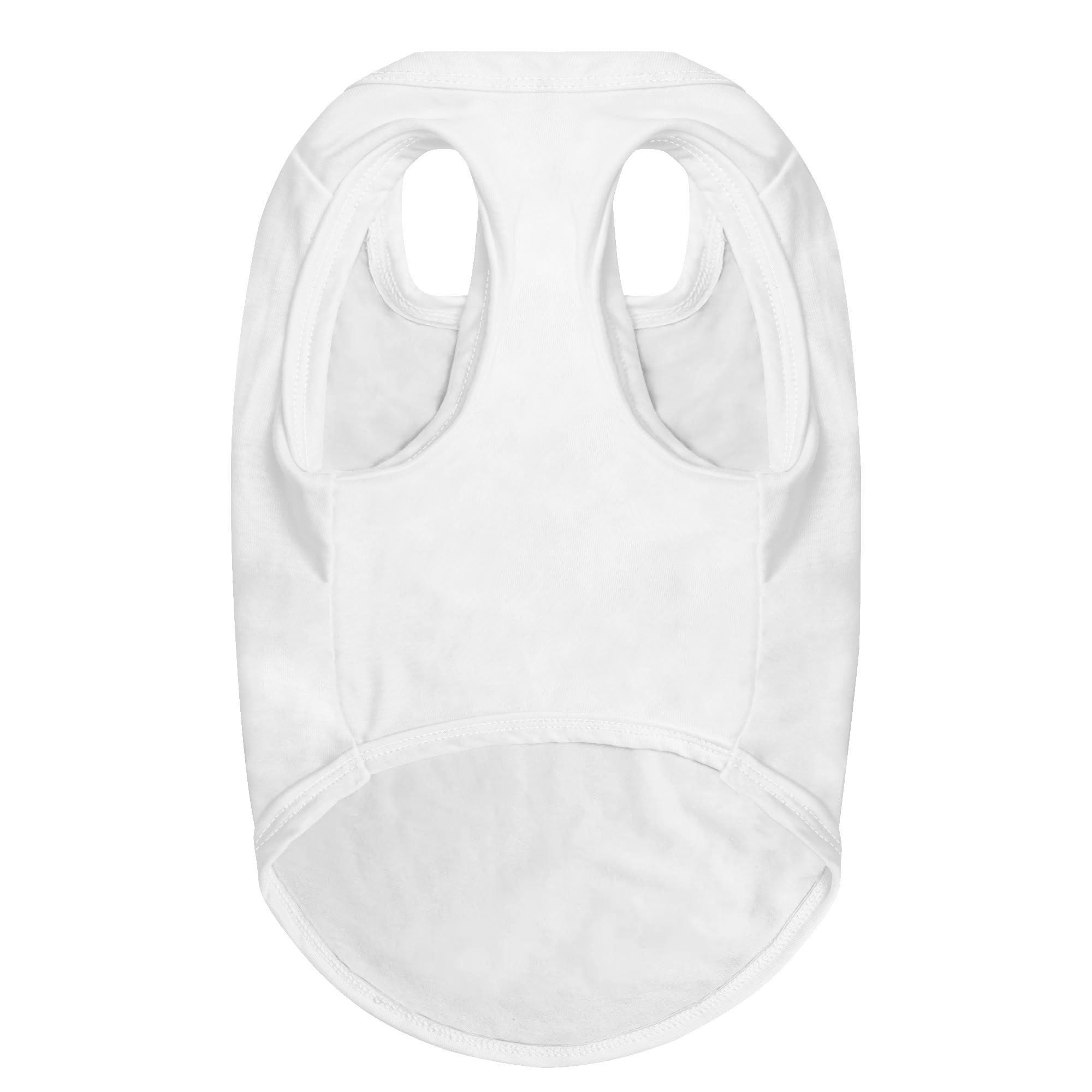 Scratch Here Funny Dog Shirts - White .