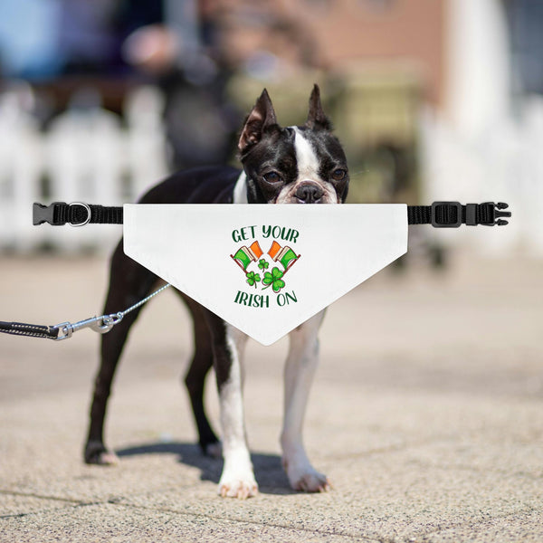 Get Your Irish On Saint Patrick Dog Bandana Collar