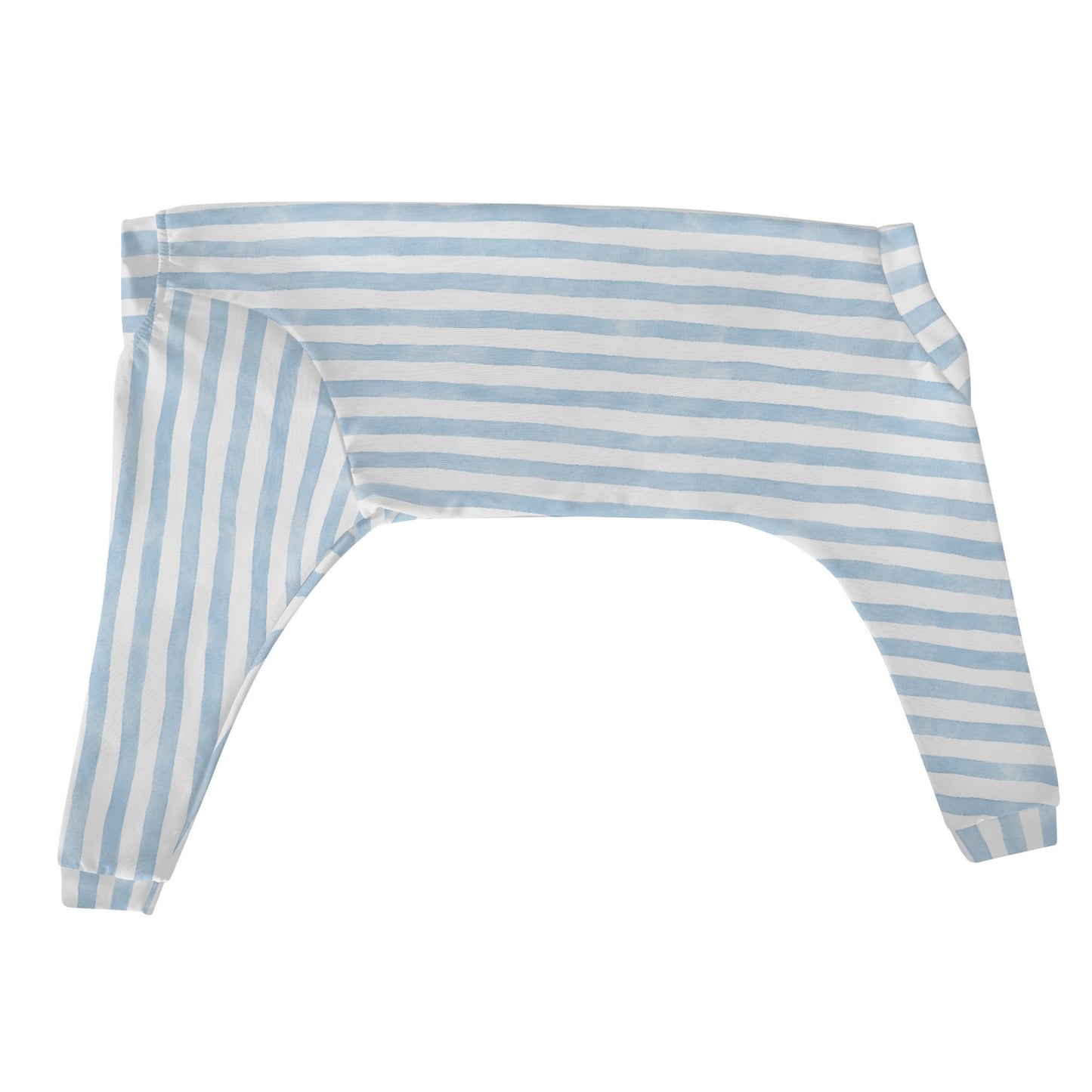 Striped Watercolor Dog Pajama .