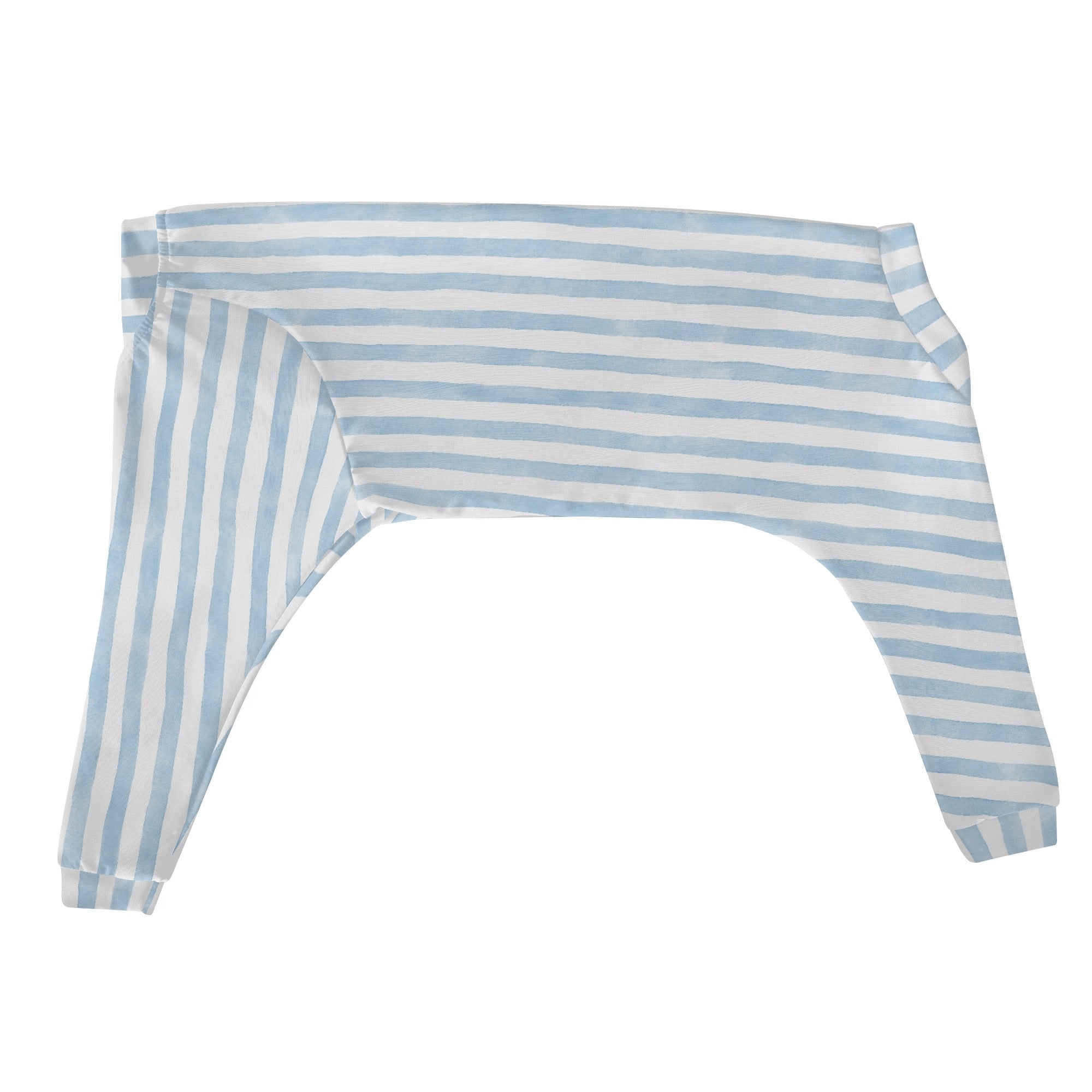 Striped Watercolor Dog Pajama .