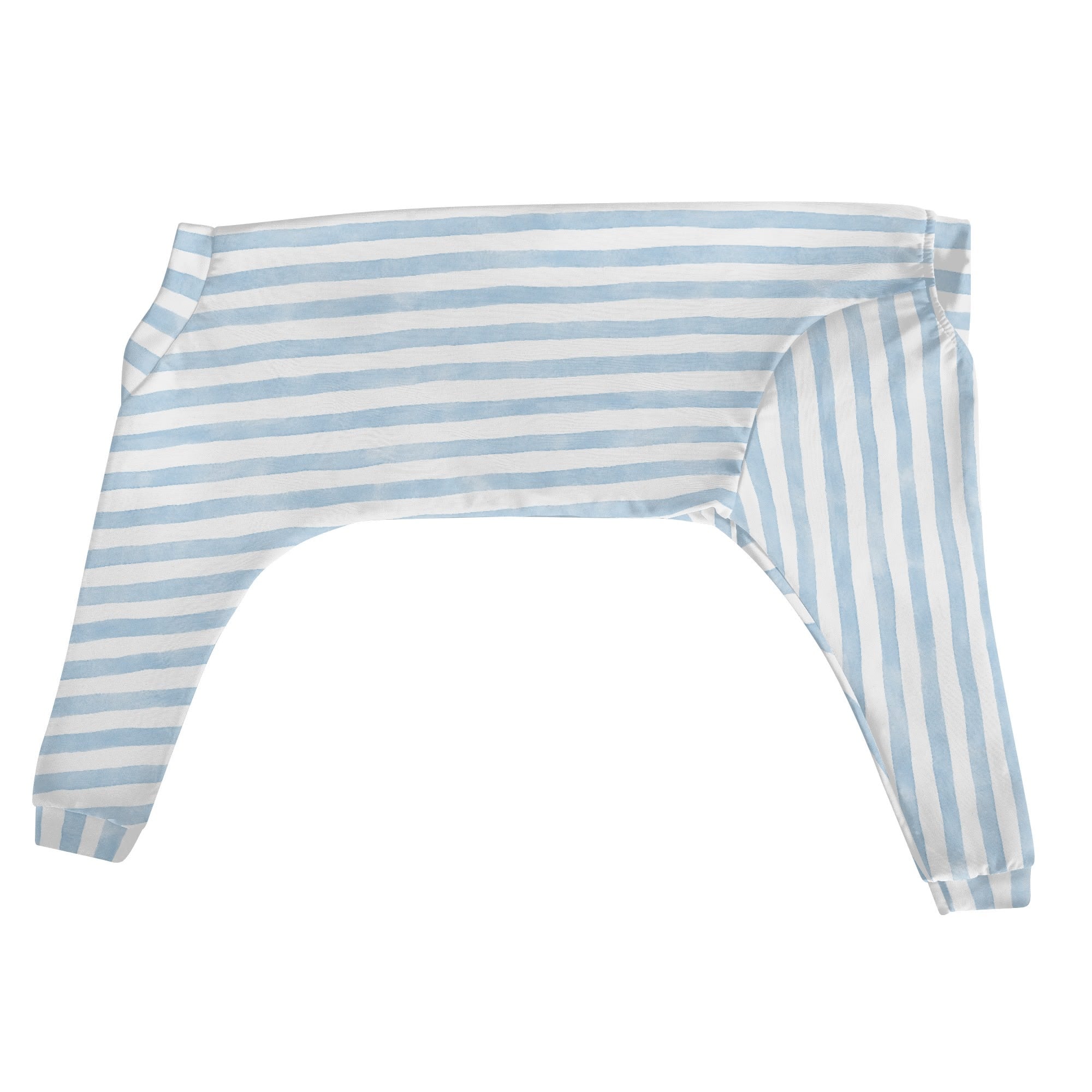 Striped Watercolor Dog Pajama .