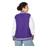 Boston Terrier Unisex Heavyweight Letterman Jacket - Stylish and Cozy
