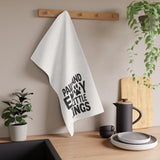 Paws And Enjoy The Little Things Kitchen Towel