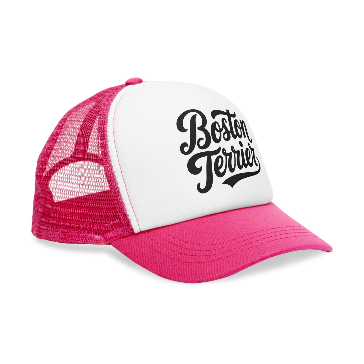 Boston Terrier Mesh Cap - Stylish Trucker Hat for Dog Lovers