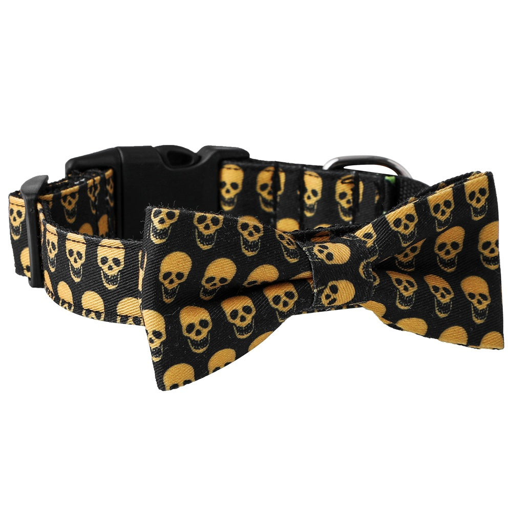 Halloween Skulls Dog Collar