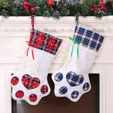 Dog Paw Christmas Stocking