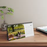 Boston Terrier World 2026 Desktop Calendar