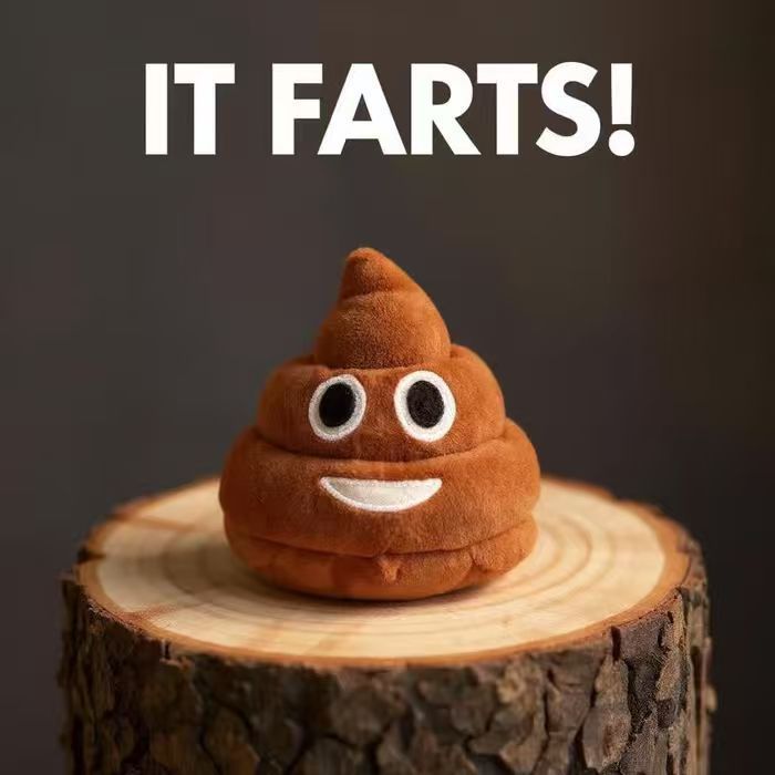 Farting Sound Poop Pet Toy .