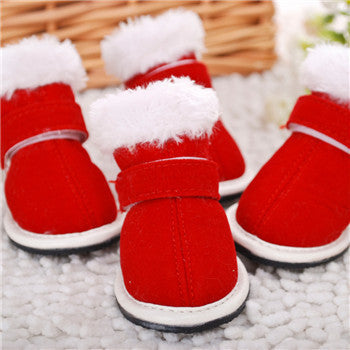 Christmas Red Dog Shoes