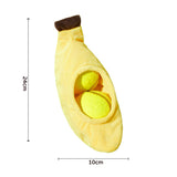 Dog Toy Dig Out Tennis Ball Loud Paper Sound Avocado Watermelon Banana