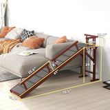 Wood Dog Ramp to Help Pets in Climbing .