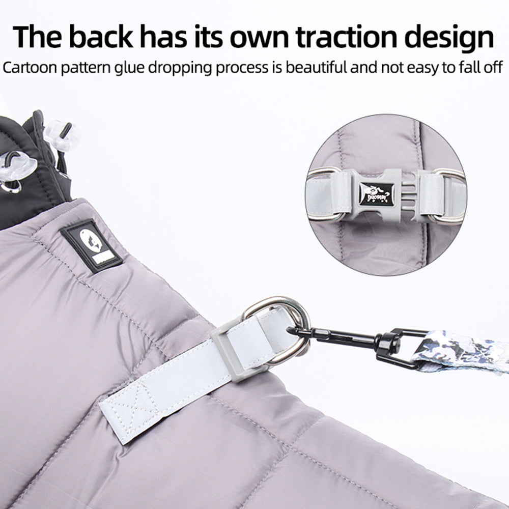 Small Medium-sized Dog Winter Snow Suit Full Body One-Piece