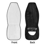 Line Drawn Boston Terrier Dog White Front Car Seat Covers (Set of 2)