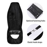 Line Drawn Boston Terrier Dog Black Front Car Seat Covers (Set of 2)