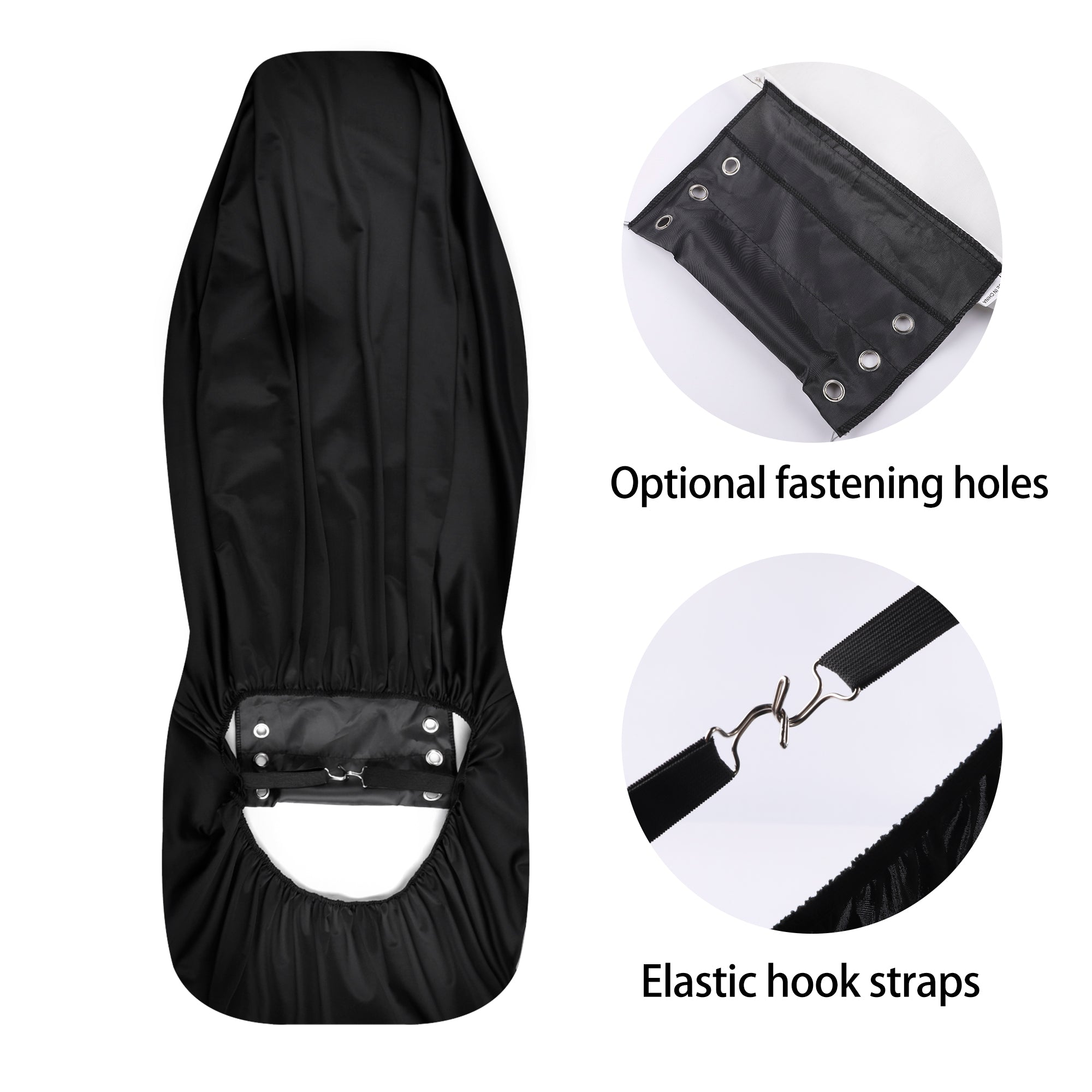 Line Drawn Boston Terrier Dog Black Front Car Seat Covers (Set of 2)