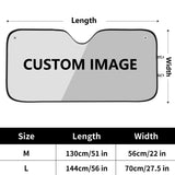 Peekaboo Boston Terrier Dog Car Sunshade - Black