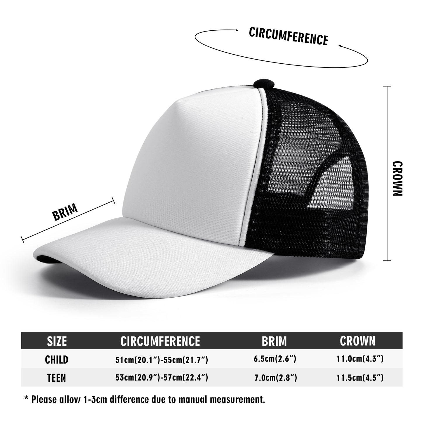 Comic Book-Style Boston Terrier Dog Kids Mesh Trucker Hats
