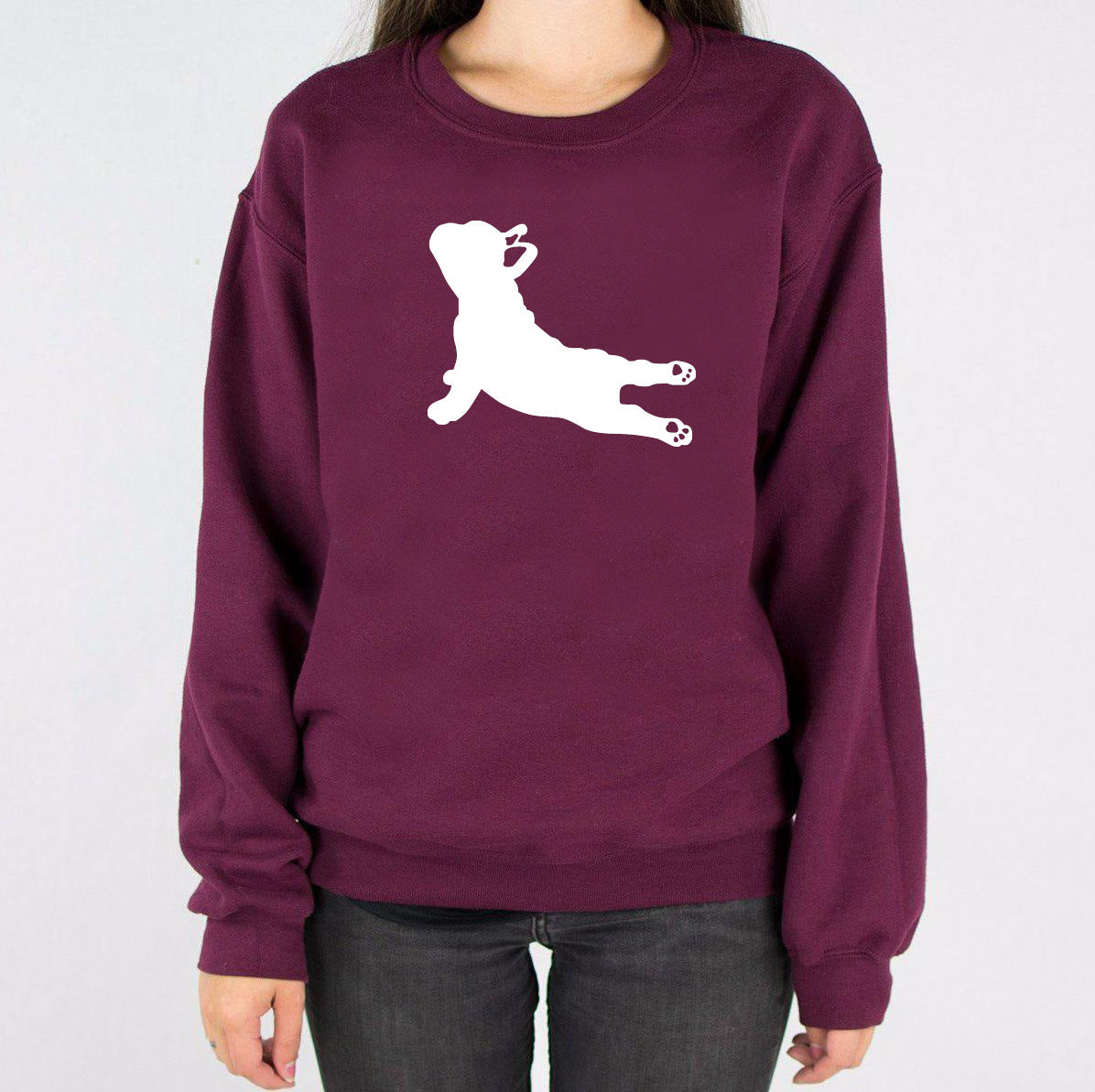 French Bulldog Yoga Pose Sweatshirt