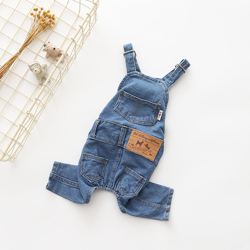 Jeans Overalls For Dogs