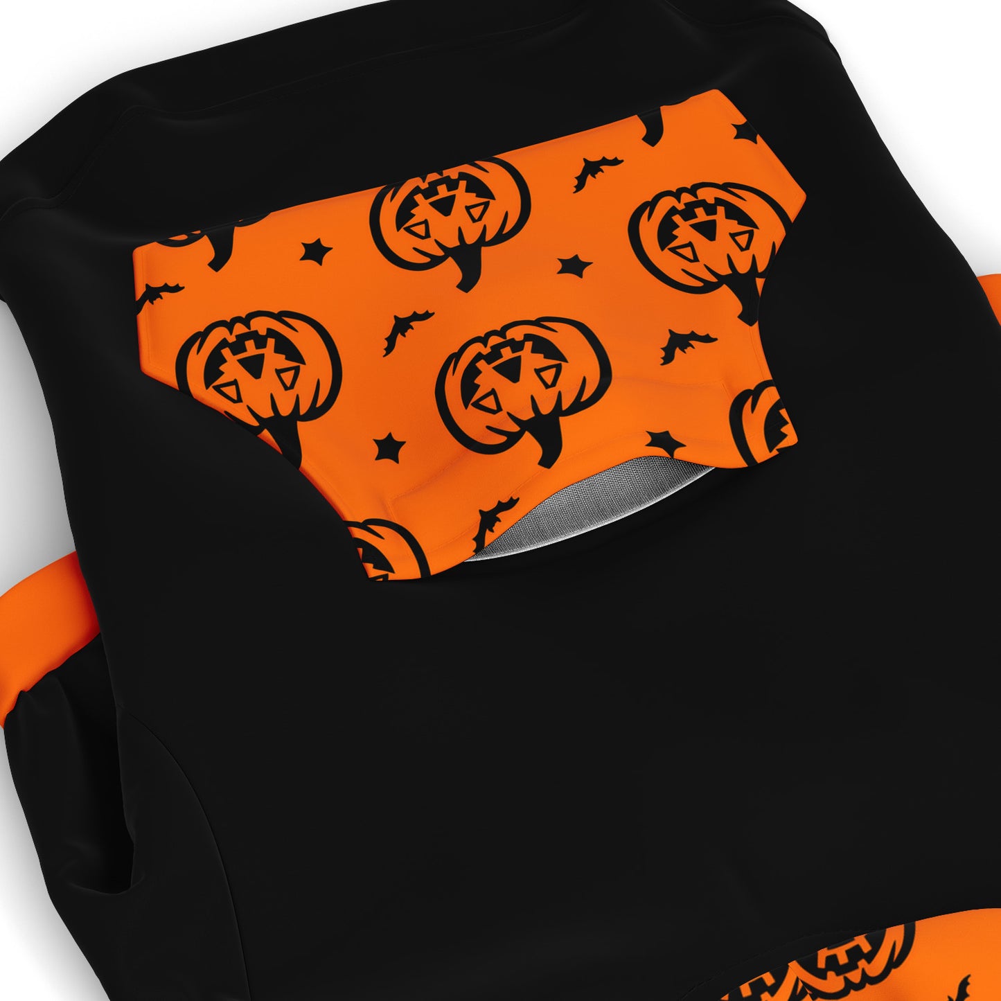 Dog Zip-Up Hoodie - Halloween Pumpkins