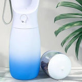 Pet Hydration Gradient Travel Water Bottle with Food Container
