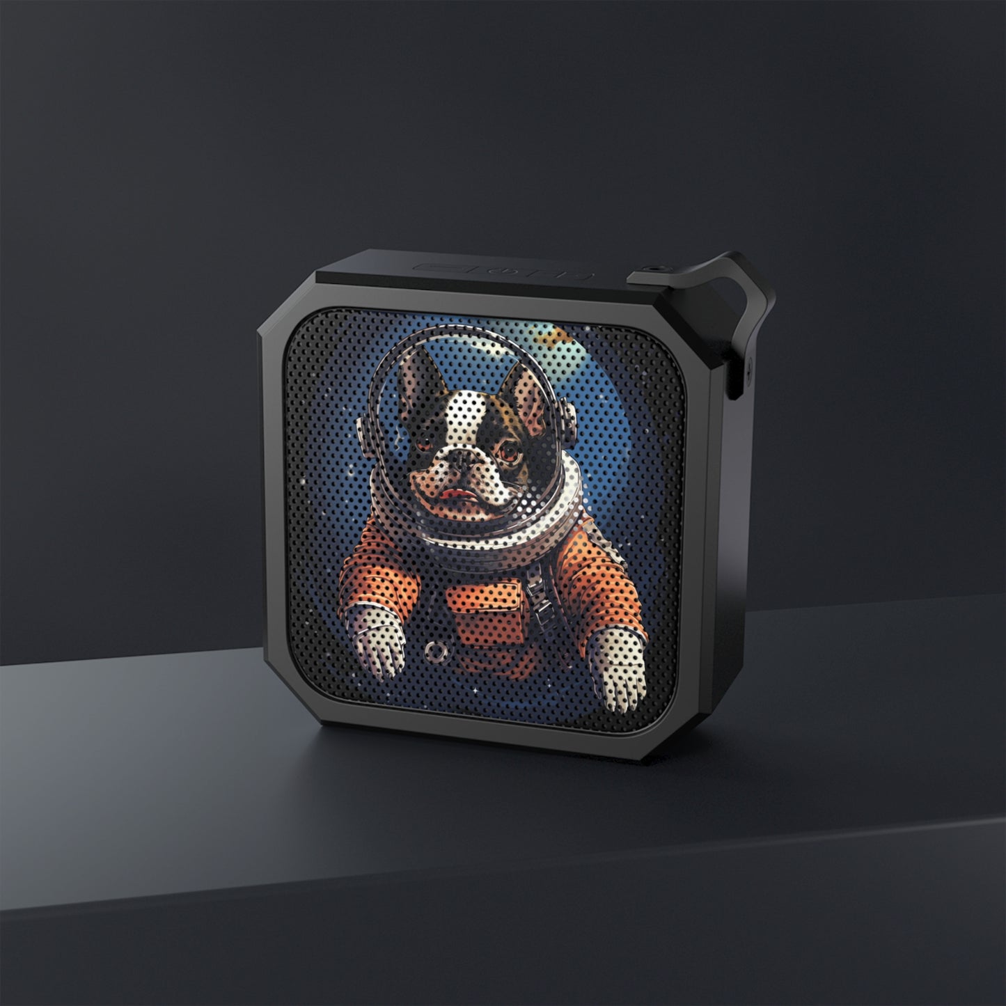 Cosmic Bulldog Outdoor Bluetooth Speaker - Unique Astronaut Design
