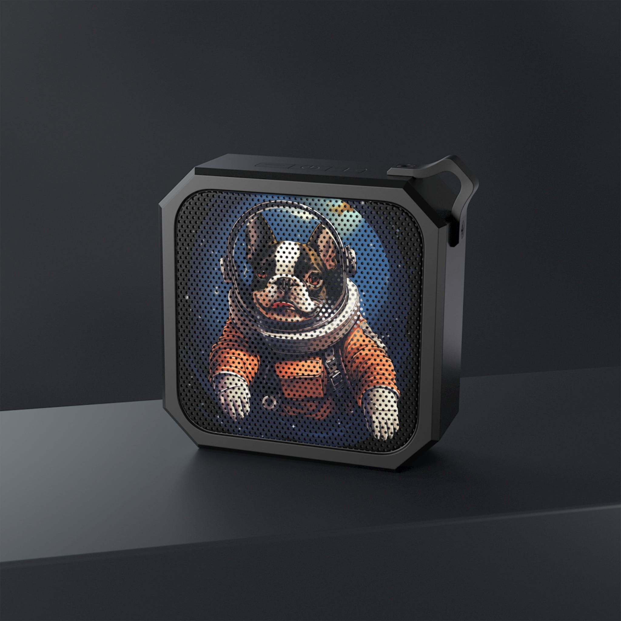 Cosmic Bulldog Outdoor Bluetooth Speaker - Unique Astronaut Design