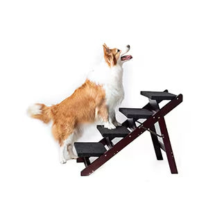 Foldable 4 Levels Pet Stairs & Ramp Perfect For Beds And Cars