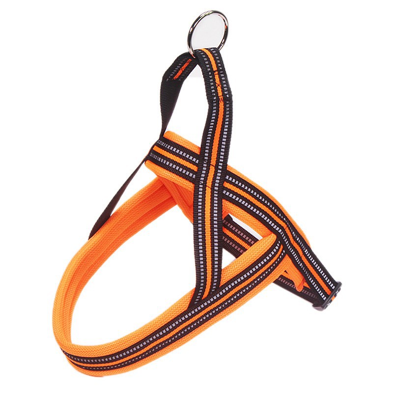 ComfortFit A7 Soft Padded Reflective Strap Dog Harness . Orange
