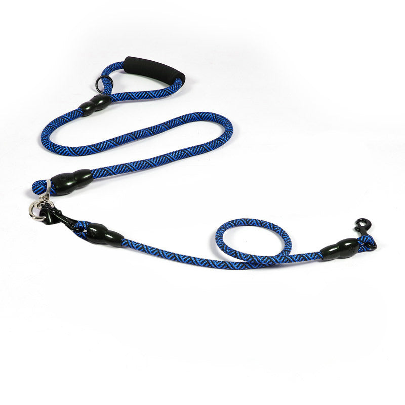 Multi-Dog Leash – Walk 1, 2, or 3 Dogs Without Tangling . Blue 1 Dog