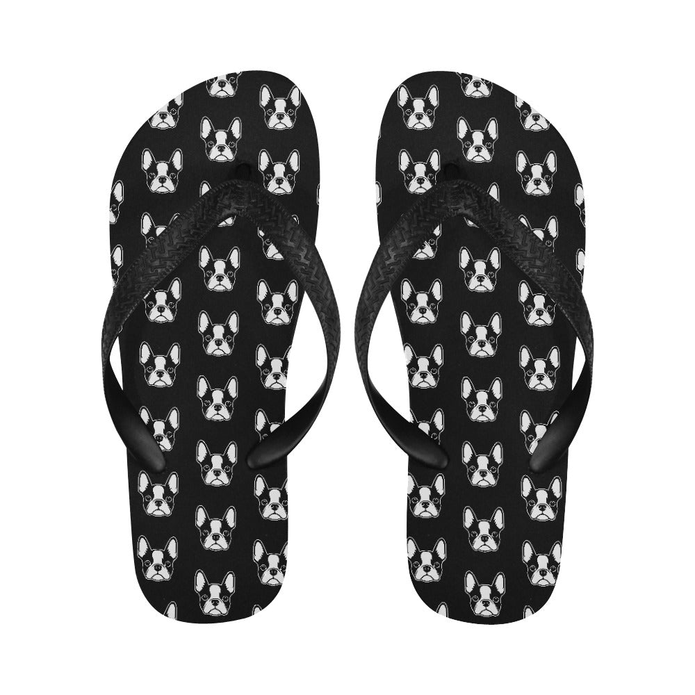 Bostie Faces Flip Flops (For both Men and Women)