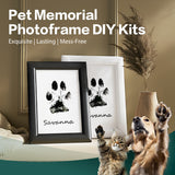 DIY Pet Paw Print Frame Kit Personalized Memorial With Ink