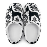 Paisley Pup - Boston Terrier Dog Women's Cotton slippers
