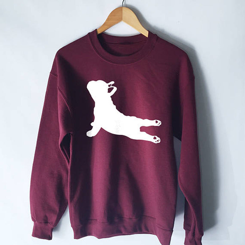 French Bulldog Yoga Pose Sweatshirt
