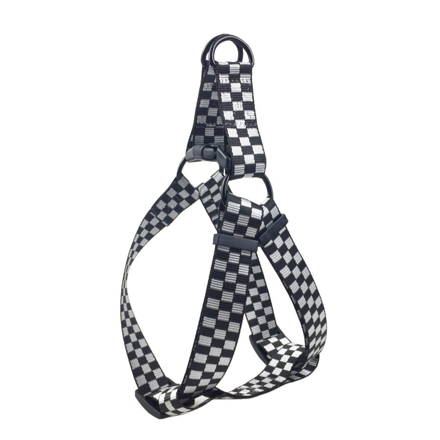 Checkered Dog Harness