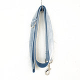 Sky Blue Velvet Dog Collar With Bow Tie