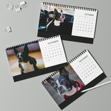 2026 Personalized Desk Calendar with Your Dog's Photos .