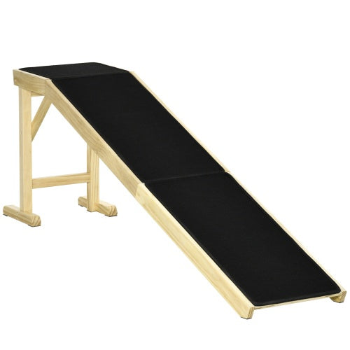 Pet Ramp For Dog With Non-slip Carpet And Top Platform