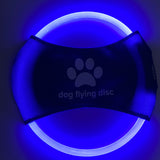 LED Luminous Dog Flying Disc For Training Interactive Toys Game