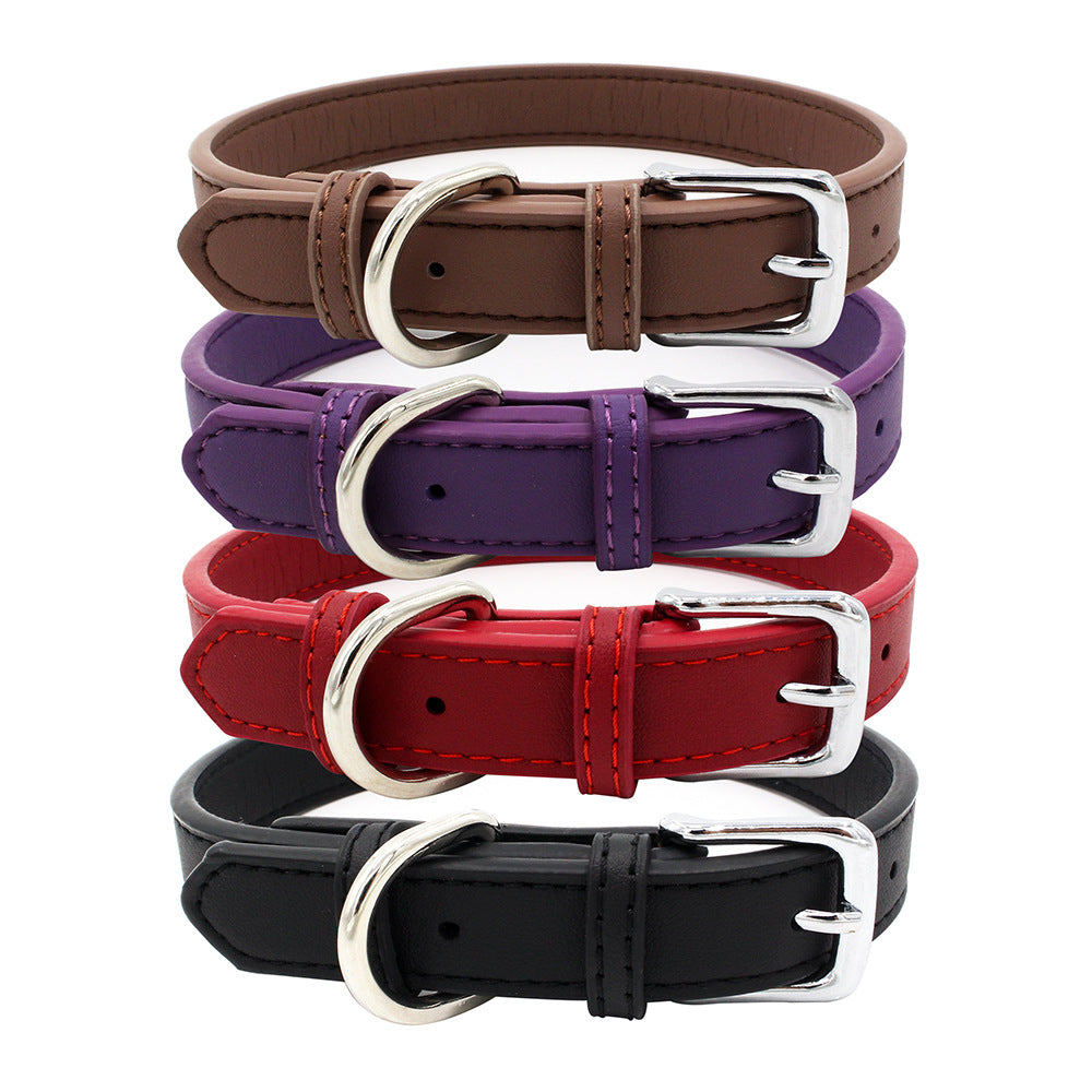 Microfiber Leather Dog Collar