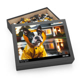 Rainy Day Boston Terrier Dog Puzzle (120, 252, 500-Piece)