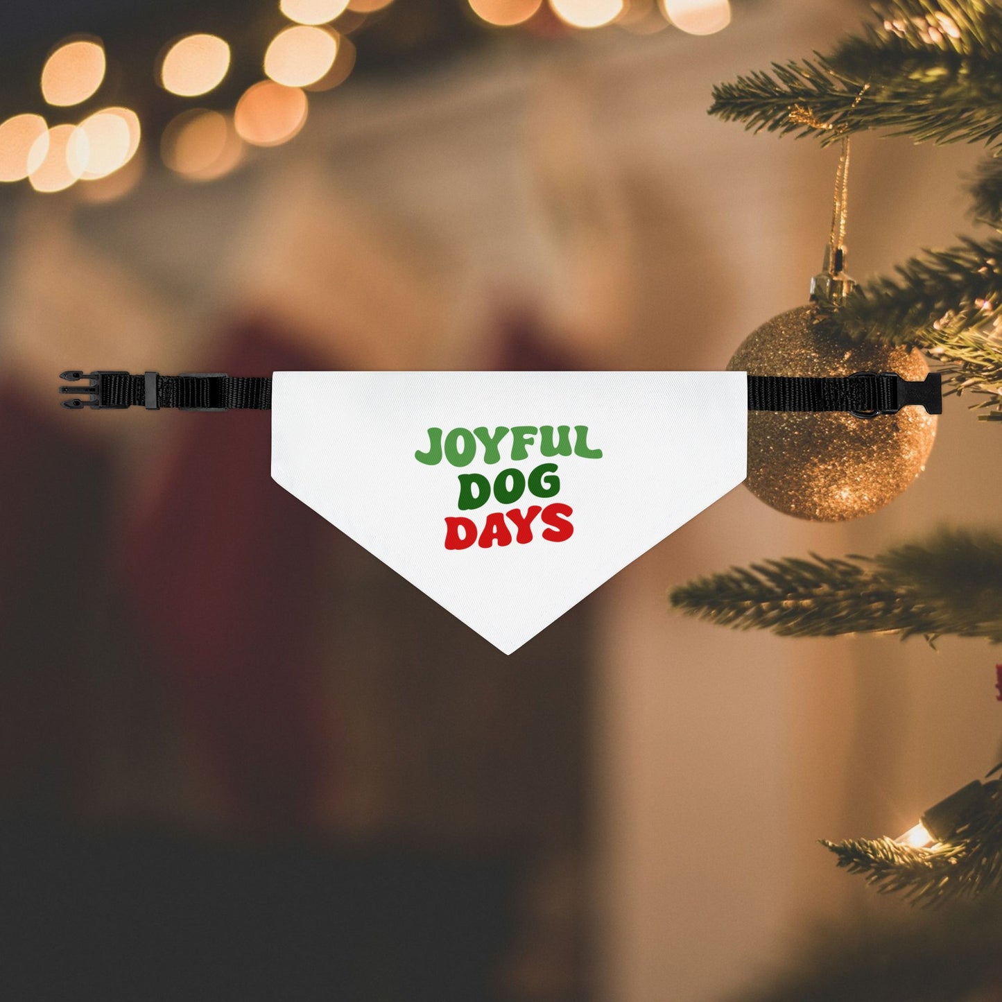 Joyful Dog Days Pet Bandana Collar