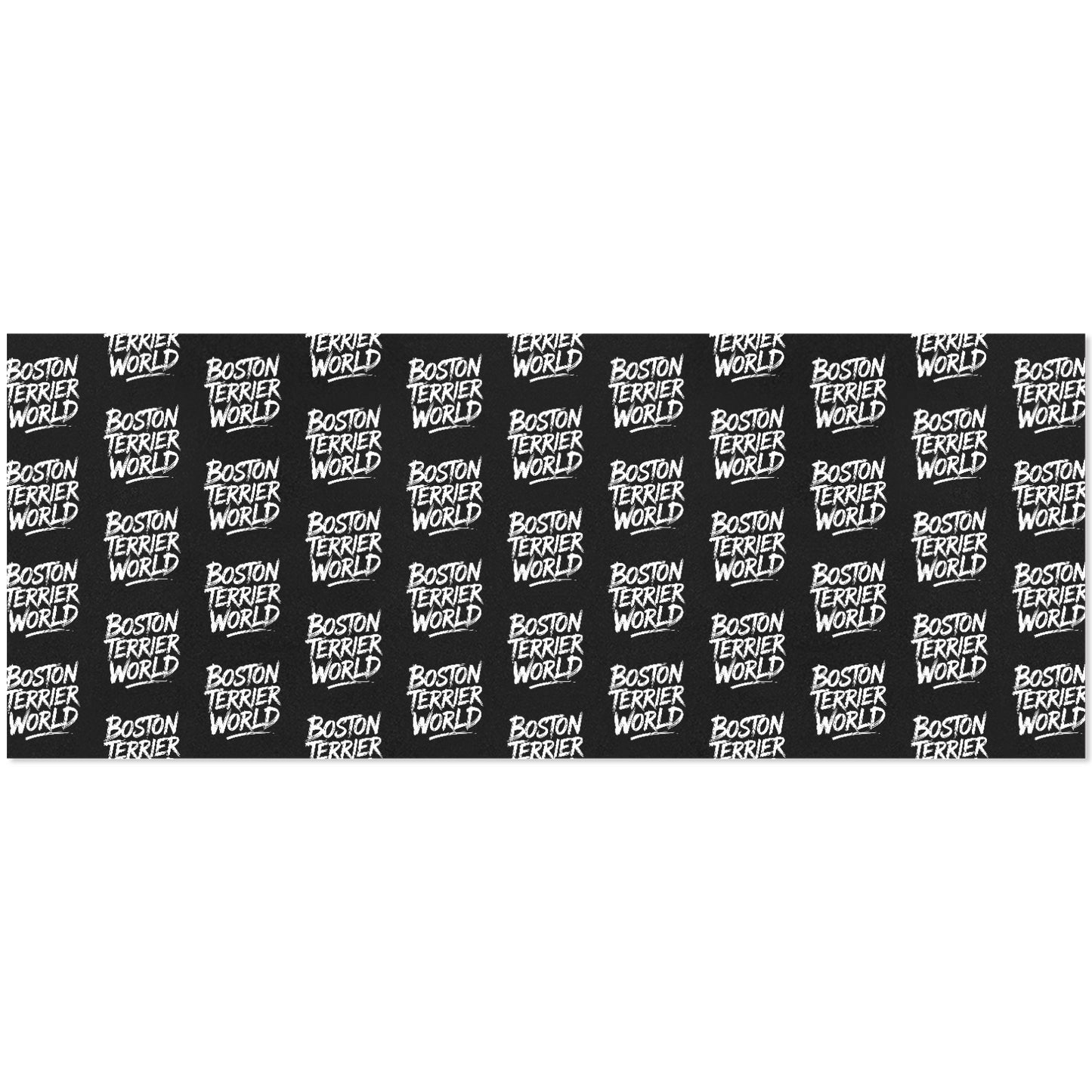Boston Terrier World Gift Wrapping Paper 58"x 22.8" (1 Roll) .