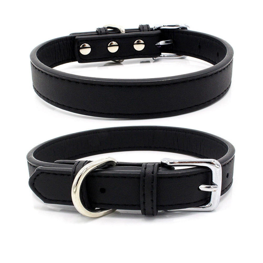 Microfiber Leather Dog Collar
