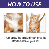 Pet Care Spray, Pet Cat And Dog Skin Wound Care Skin Moss Itchy Repair Spray